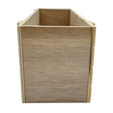 Aufbewahrungsbox Kiste Holz braun eckig Herz Küche Aufbewahrung Dekokiste Natur - Aufbewahrungsbox