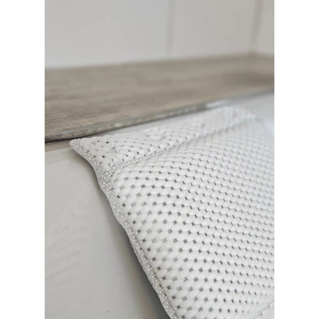 Badewannenkissen grau weiß blau Badekissen mit Saugnäpfen Spa Wannenkissen Kopfkissen - Badewannenkissen