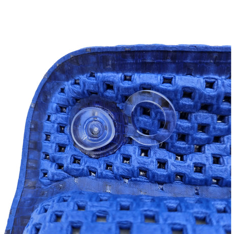 Badewannenkissen grau weiß blau Badekissen mit Saugnäpfen Spa Wannenkissen Kopfkissen - Badewannenkissen