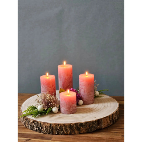 Baumscheibe Holzscheibe Dekobrett Holz Holzbrett Brett Tischdeko Tablett Ø 30 cm - Baumscheibe