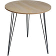 Beistelltisch Couchtisch rund Holz Metall Tisch Nachttisch Holztisch 40cm B-WARE - Beistelltisch