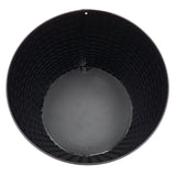 Blumentopf Übertopf Pflanzenkübel Topf Kübel 3er Set schwarz rund Metall Matt - Blumentopfset