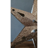 Christbaumspitze 35cm Baumspitze Weihnachten Metall Glitzer LED Stern B-WARE - Weihnachtsstern LED