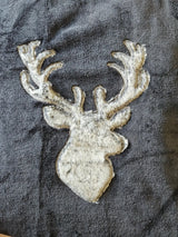 Decke Kuscheldecke Tagesdecke Wohndecke Hirsch Winter 150x200 kuschelig weich - Wohndecke