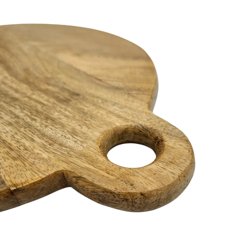 Deko Holzbrett Mango Unterlage rund Aufhängung 24 o 33 cm Tablett Kerzentablett - Dekobrett