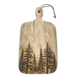 Dekobrett Mangoholz Serviertablett Tablett Wald Baum Kerzentablett 38x21 cm Mangotablett - Dekotablett