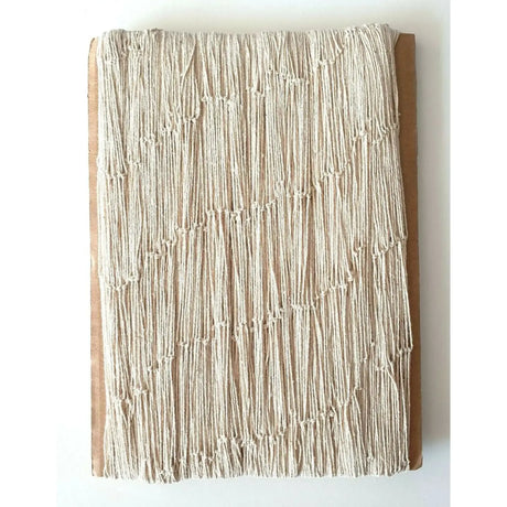 Dekonetz Fischernetz maritim 1x2 m weiß natur Baumwolle Deko Netz 100x200 cm - Deko Fischernetz