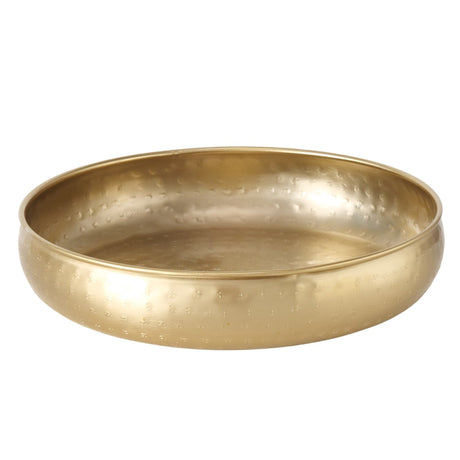 Dekoschale Arietta Gold Ø 30 cm – Metallschale & Obstschale - Dekoschale