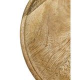 Dekoteller Teller Mango Holz Dekobrett Untersetzer Schmuckteller Tablett Ø 25 cm - Dekoteller