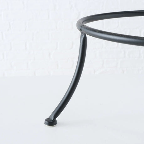 Feuerschale Ø 47 cm Feuerkorb Eisen Metall schwarz Schale Feuer Feuerstelle - Feuerschale