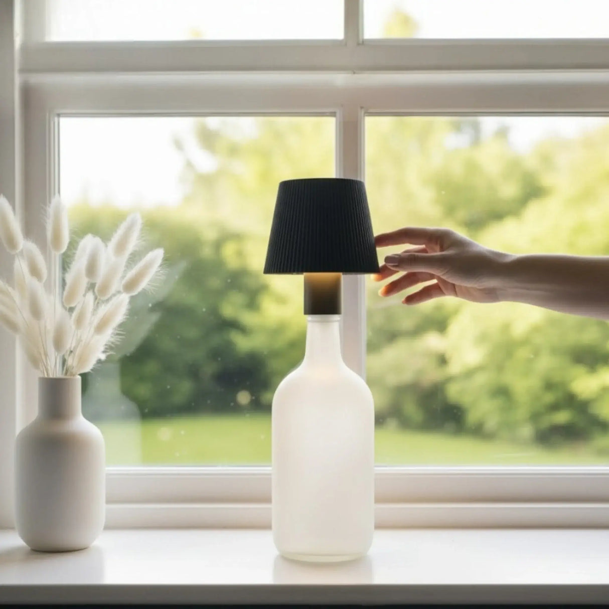 Flaschenlampe Aufsatz für Flasche LED Aufladbar warmweiß Touch Leuchte Lampe - Leuchte Touch