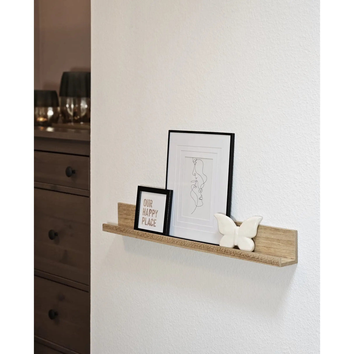 Fotoleiste Bilderleiste Schweberegal Holzregal Wandregal Bücherregal Wandboard - Wandregal