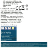 Gartenstecker Stern LED Weihnachtsbeleuchtung Batterie Timer warmweiß 60x60 cm - Weihnachtsbeleuchtung