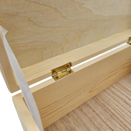 Holzkiste mit Deckel Dekokiste Schatzkiste Hochzeit Kindergeburtstag Aufbewahrung - Holzkiste mit Deckel