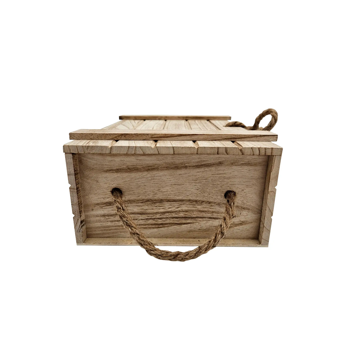 Holzkiste mit Deckel Kiste Schatzkiste Schatztruhe braun mit Deckel - Holzkiste