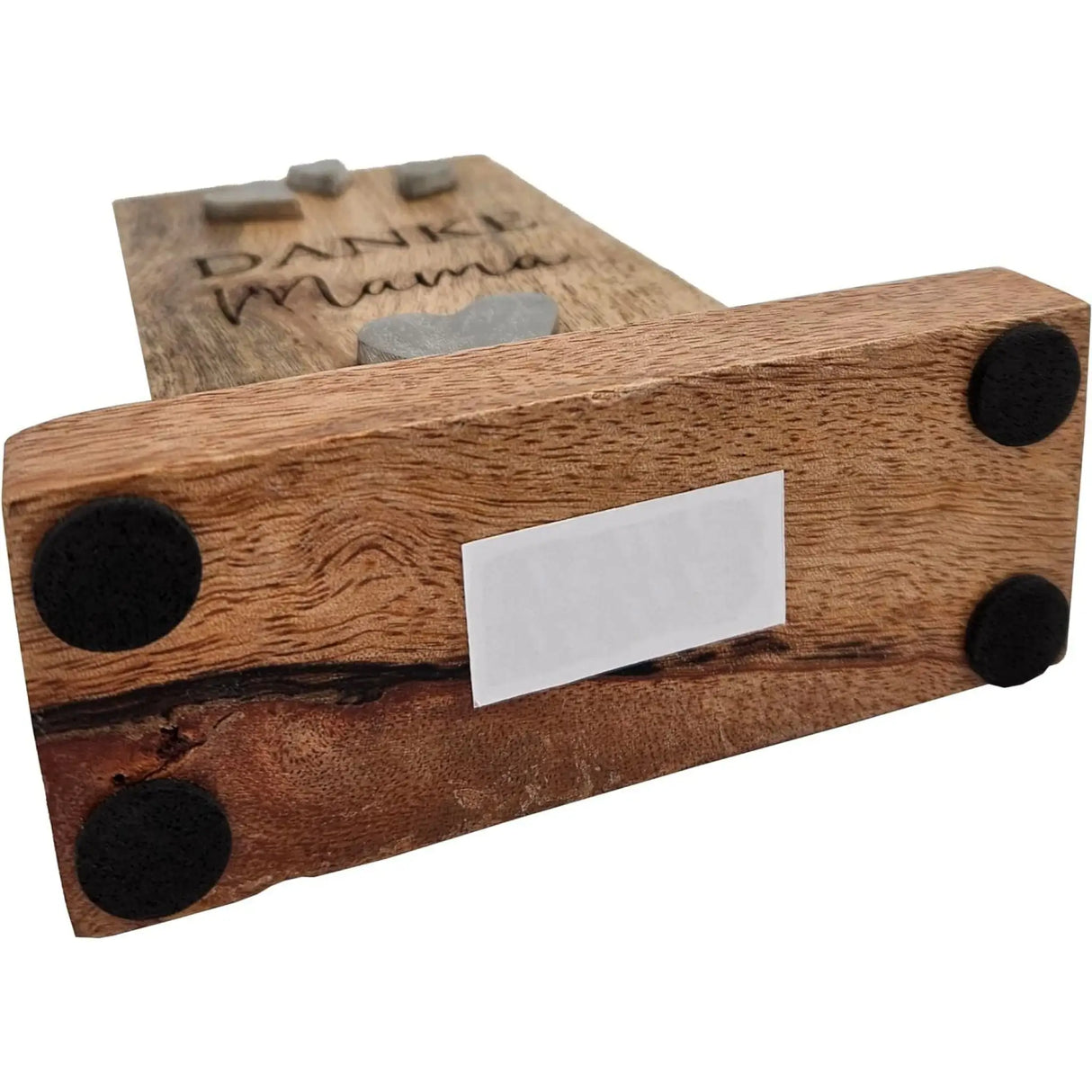 Holzschild MAMA Holztafel Geschenk Muttertag Mutter Schild Mangoholz Höhe 20 cm - Holzschild