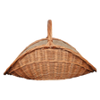 Kaminholzkorb mit Jute XXL Weidenkorb Holzkorb Holztrage 43x70 cm - Kaminholzkorb