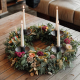 Kerzenhalter für Flaschen Metall schwarz Stabkerzenhalter Tülle für Kranz - Stabkerzenhalter