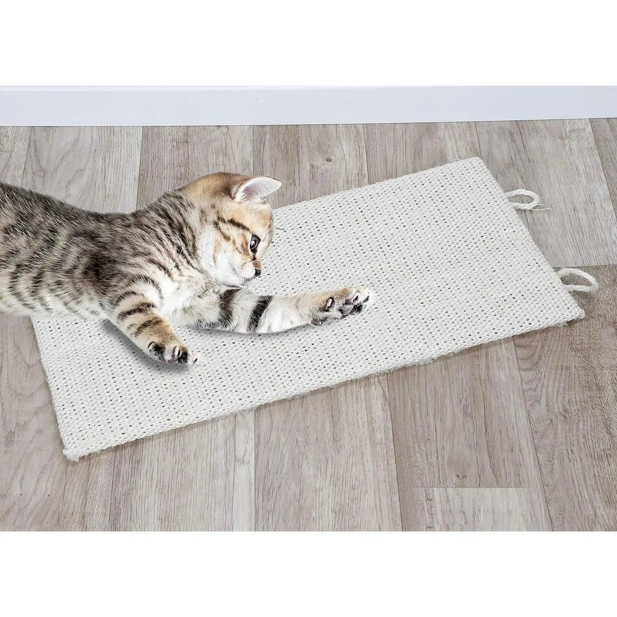Kratzbrett Katzenkratzbrett 50x22 cm Eckkratzbrett Kratzbaum Katzen Katze Sisal - Katzenkratzbrett