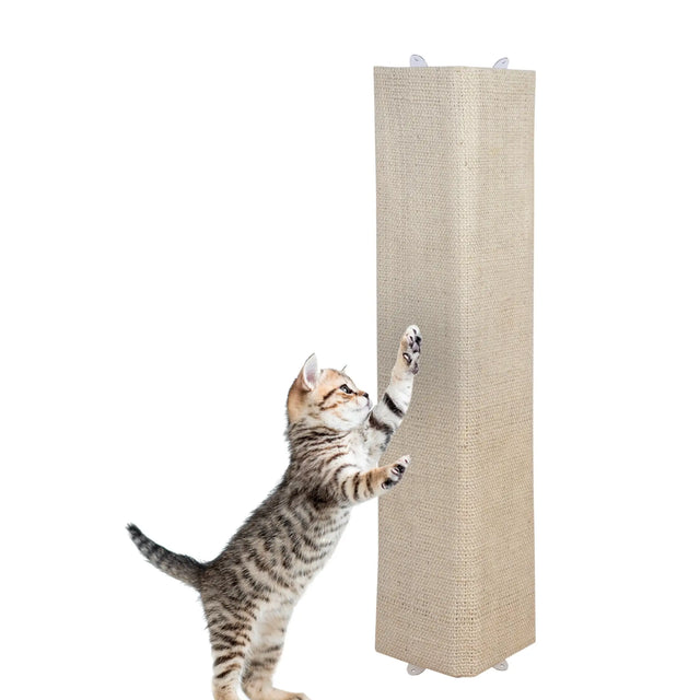 Kratzbrett Kratzmatte für Wand 80x28 cm Eckkratzbrett Kratzbaum Katzen Katze Sisal - Katzenkratzbrett