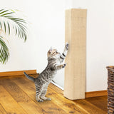 Kratzbrett Kratzmatte für Wand 80x28 cm Eckkratzbrett Kratzbaum Katzen Katze Sisal - Katzenkratzbrett
