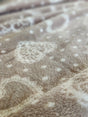 Kuscheldecke Decke Tagesdecke Herz 150x200 cm Creme Grau Beige Rot Wohndecke - Beige - Wohndecke