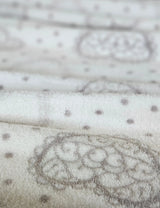 Kuscheldecke Decke Tagesdecke Herz 150x200 cm Creme Grau Beige Rot Wohndecke - Creme - Wohndecke