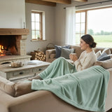 Kuscheldecke Flauschig Weich XXL180x220 Mikrofaser Wohndecke Tagesdecke Flanell - Wohndecke