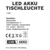 Lampe LED ohne Kabel Touch Tischleuchte Tischlampe Leuchte kabellos dimmbar - Lampe