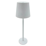 Lampe LED ohne Kabel Touch Tischleuchte Tischlampe Leuchte kabellos dimmbar - Weiß, Höhe 37 cm (Modell Lina) - Lampe