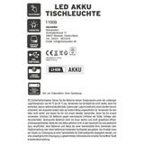 Lampe LED ohne Kabel Touch Tischleuchte Tischlampe Leuchte kabellos dimmbar - Lampe