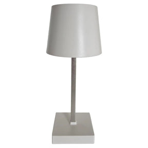 Lampe LED ohne Kabel Touch Tischleuchte Tischlampe Leuchte kabellos dimmbar - Weiß, Höhe 26 cm (Modell Molly) - Lampe