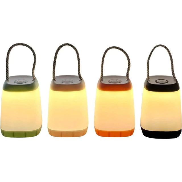 Lampe Leuchte kleine Tischleuchte LED Camping dimmbar tragbar batteriebetrieben - Campinglampe