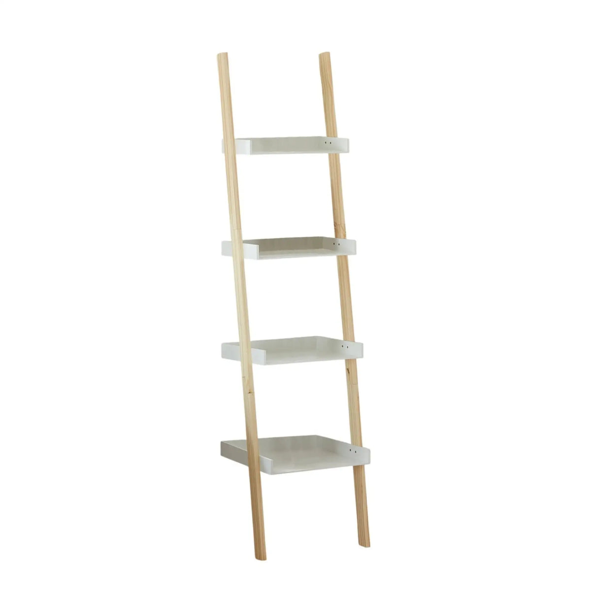 Leiterregal weiß 170 cm – Modernes Regal für stilvolle Aufbewahrung – Meinposten