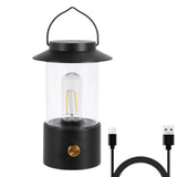 Leuchte Lampe Campinglampe stufenlos Dimmbar LED schwarz Laterne AKKU USB - Leuchte Touch