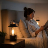 Leuchte Lampe Campinglampe stufenlos Dimmbar LED schwarz Laterne AKKU USB - Leuchte Touch