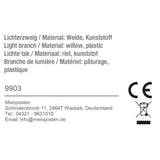 Lichterzweige LED warmweiß Weide Lichterkette Lichterzweig Timer Höhe 100 cm - Lichterzweig LED