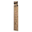 Messlatte Kinder Holz 60-150 cm Größenmesser Jungen und Mädchen Pandabär Tiger Zebra - Pandabär - Messlatte
