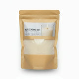 Metallschale klein Schälchen 2er Set Dekoschale Metallschale rund oval Kerzensand silber - Kerzensand 500 gr. 10 Dochte