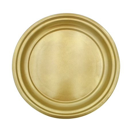 Metallteller Dekoteller rund Gold 30 cm Kerzenteller Kerzentablett Adventsteller Weihnachten - Dekoteller