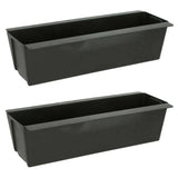 Pflanzkästen für Palette Paletten Pflanzkasten Palettenbeet Blumenkasten Kästen - 2 Stück - Pflanzkästen für Paletten