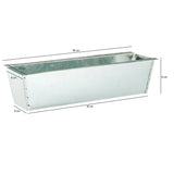 Pflanzkästen für Palette Paletten Pflanzkasten Palettenbeet Blumenkasten Kästen(Zink 2 Stück) - Pflanzkästen