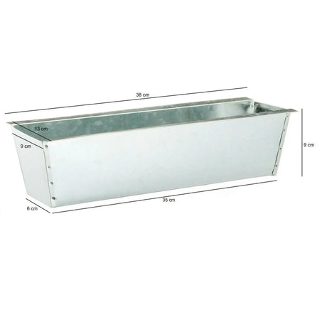 Pflanzkästen für Palette Paletten Pflanzkasten Palettenbeet Blumenkasten Kästen(Zink 2 Stück) - Pflanzkästen