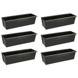 Pflanzkästen für Palette Paletten Pflanzkasten Palettenbeet Blumenkasten Kästen - 6 Stück - Pflanzkästen für Paletten