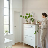 Pflanztopf Übertopf Blumentopf 3er Set Metalltopf creme beige rund Pflanzenübertopf - Übertopf