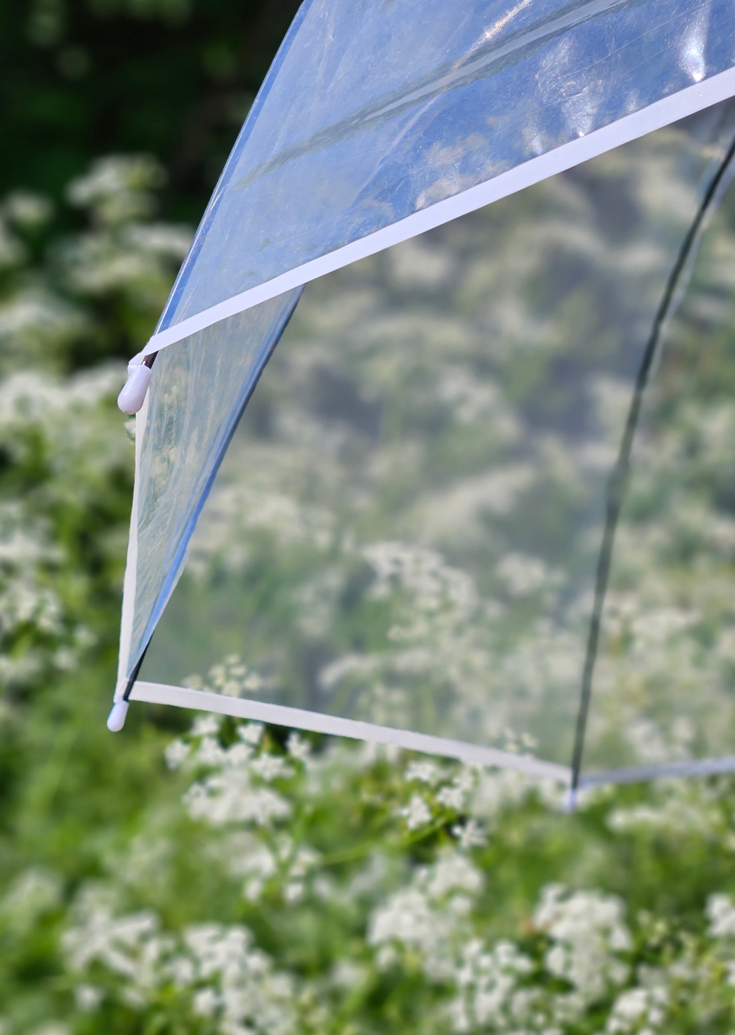 Regenschirm Glockenschirm Schirm Regen Glockenform rund klar transparent Ø 85 cm