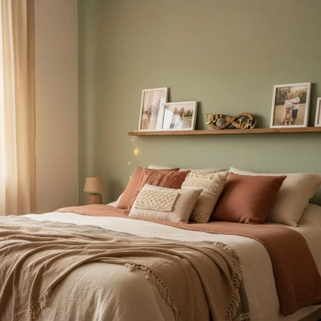 Schriftzug Schild Aufsteller Liebe Hochzeit DU & ICH Holzdeko Mango Geschenk L26 cm - Schriftzug