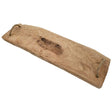 Serviertablett Holz Servierbrett Anrichteplatte Platte Tablett braun 50 cm Lang - Serviertablett