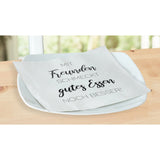 Servietten Mit Freunden schmeckt gutes Essen noch besser 80 Stück Party 33x33 cm - Servietten