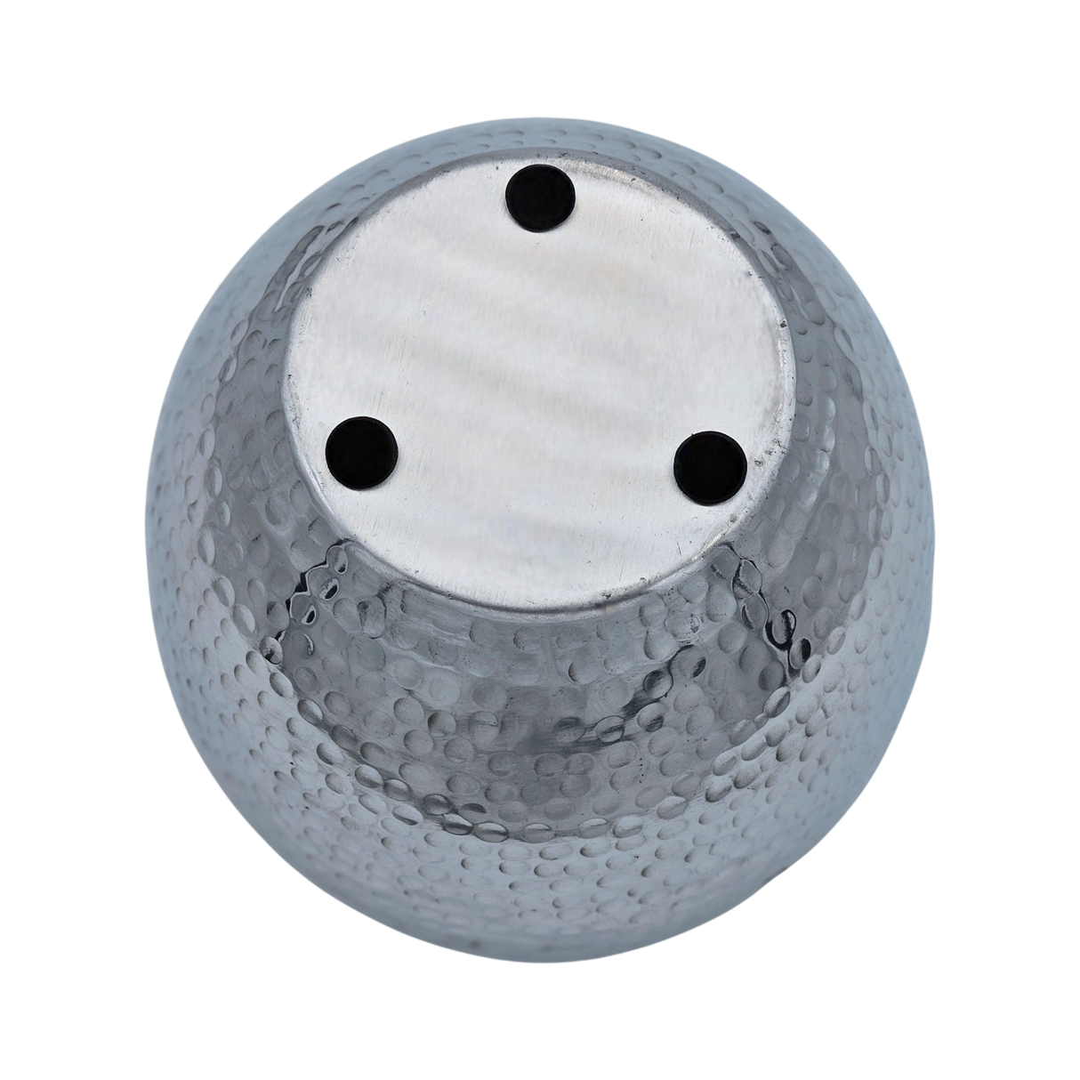 Übertopf Blumentopfe Silber Pflanztopf Deko 2er Set glänzend rund